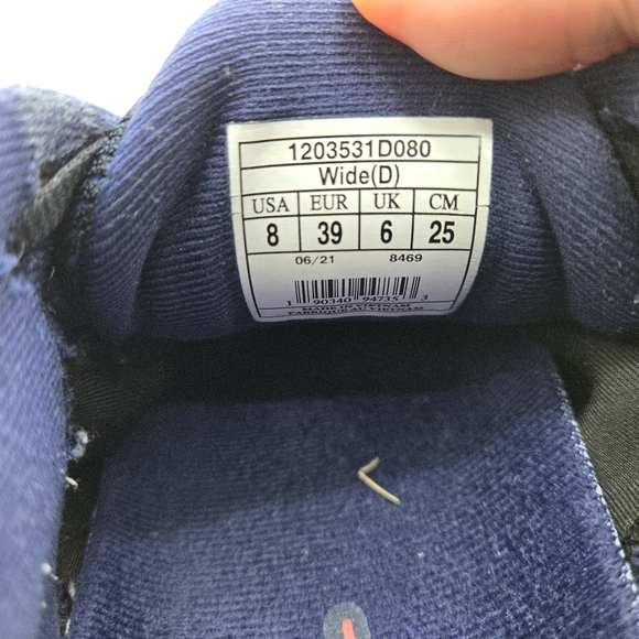 Brooks Adrenaline GTS 22 Shoes Women's 8 B Blue Black Running Training Sneakers - Picture 10 of 10